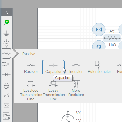 使用​Multisim Live™，​进行​在​线​仿真